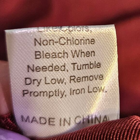 Luc Matton burgundy and gold 2 piece tunic and pants Dashiki. Size L - Picture 7 of 7